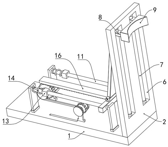 Roadbed leveling and tamping device for road construction