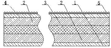 Composite pre-laid waterproof coiled material