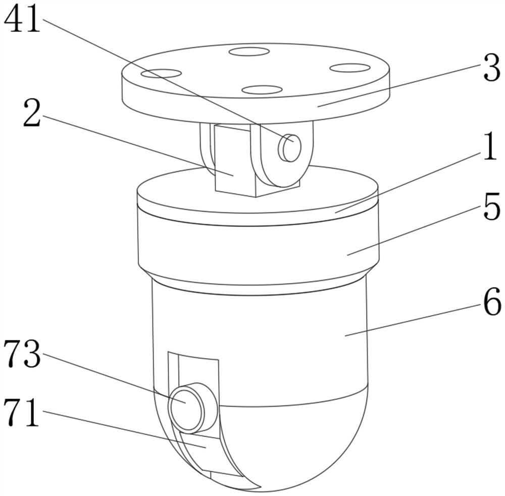 Angle-adjustable unattended monitoring device for outdoor advertising board