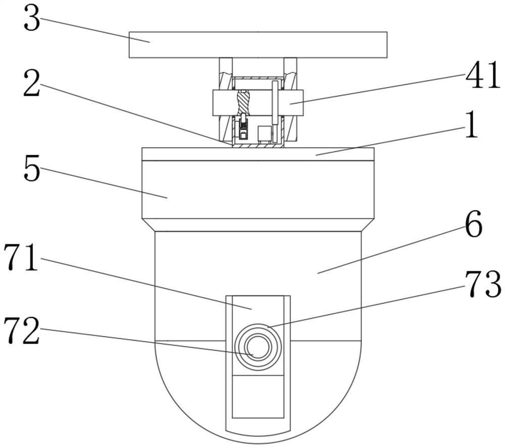 Angle-adjustable unattended monitoring device for outdoor advertising board