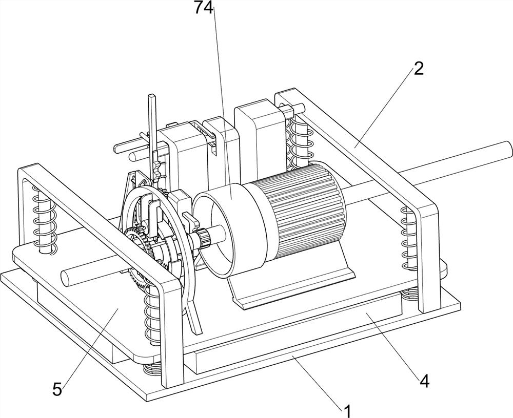 Energy-saving buffer device for new energy automobile