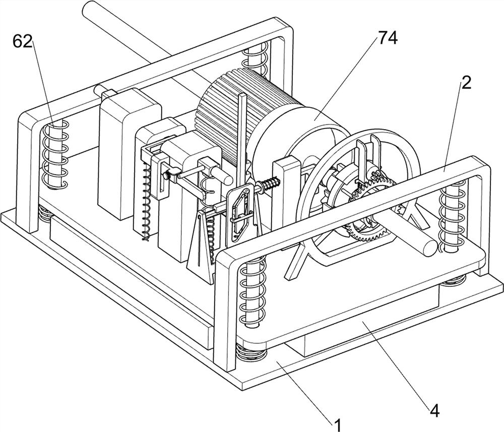 Energy-saving buffer device for new energy automobile