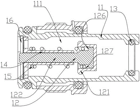 Male connector and rapid connector assembly adopting same