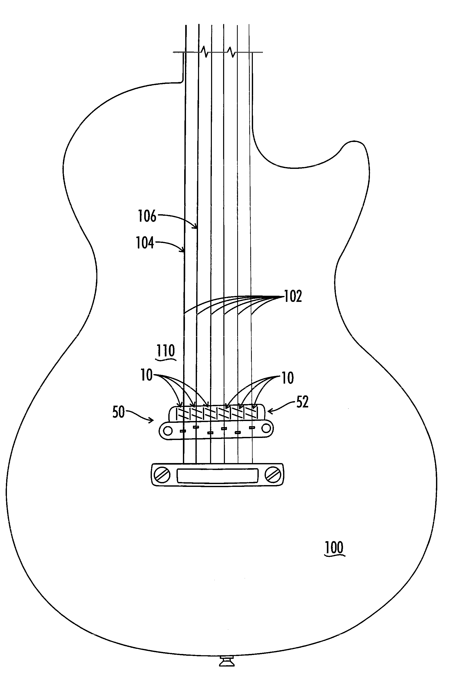 Pickup for digital guitar