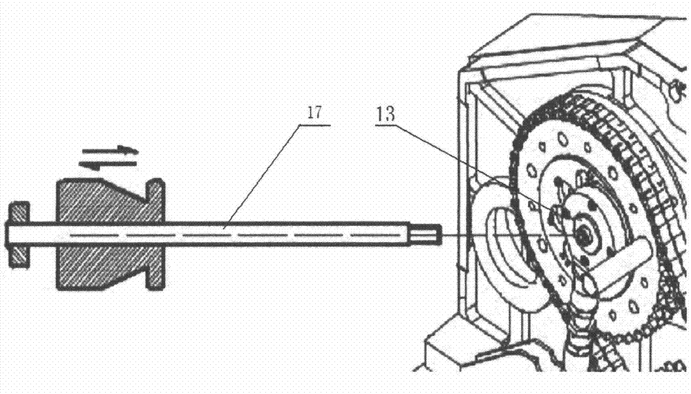 Jacquard shed fast adjustment device of loaded griffe mechanism