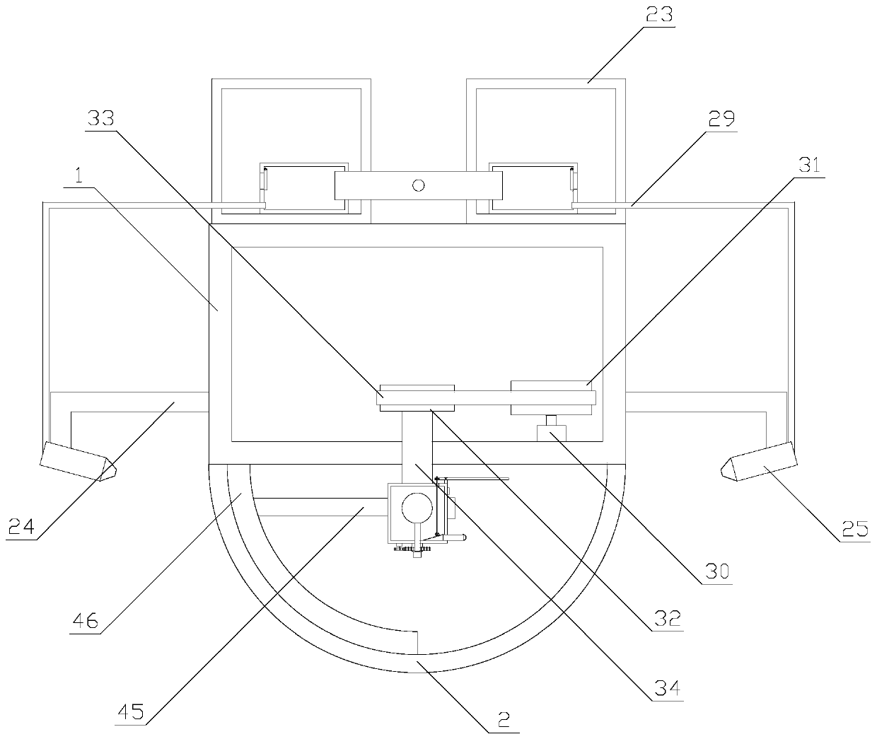 Dust-removing type intelligent security and protection device with light adjusting function