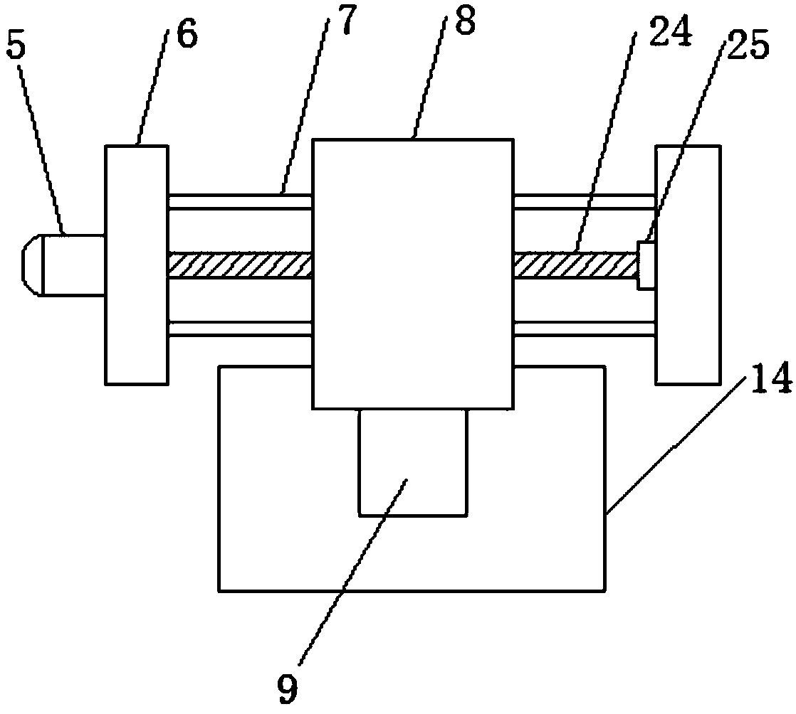 Movable water irrigation device with spray nozzles capable of rotatably spraying water