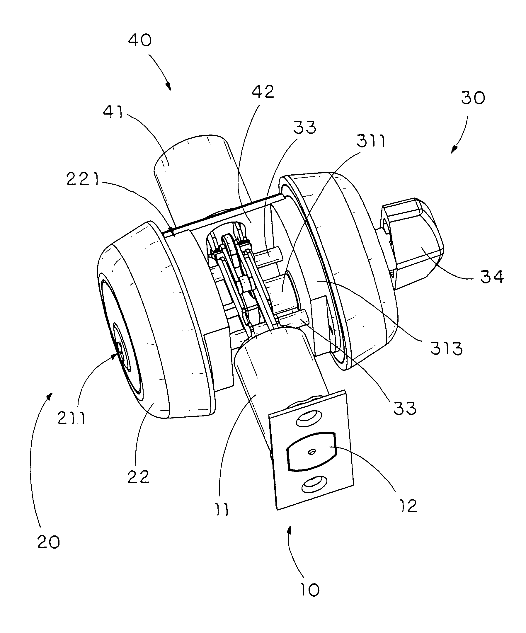 Accessory lock assembly