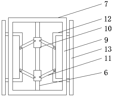 Adjustable type chemical engineering barrel efficient cleaning device and method