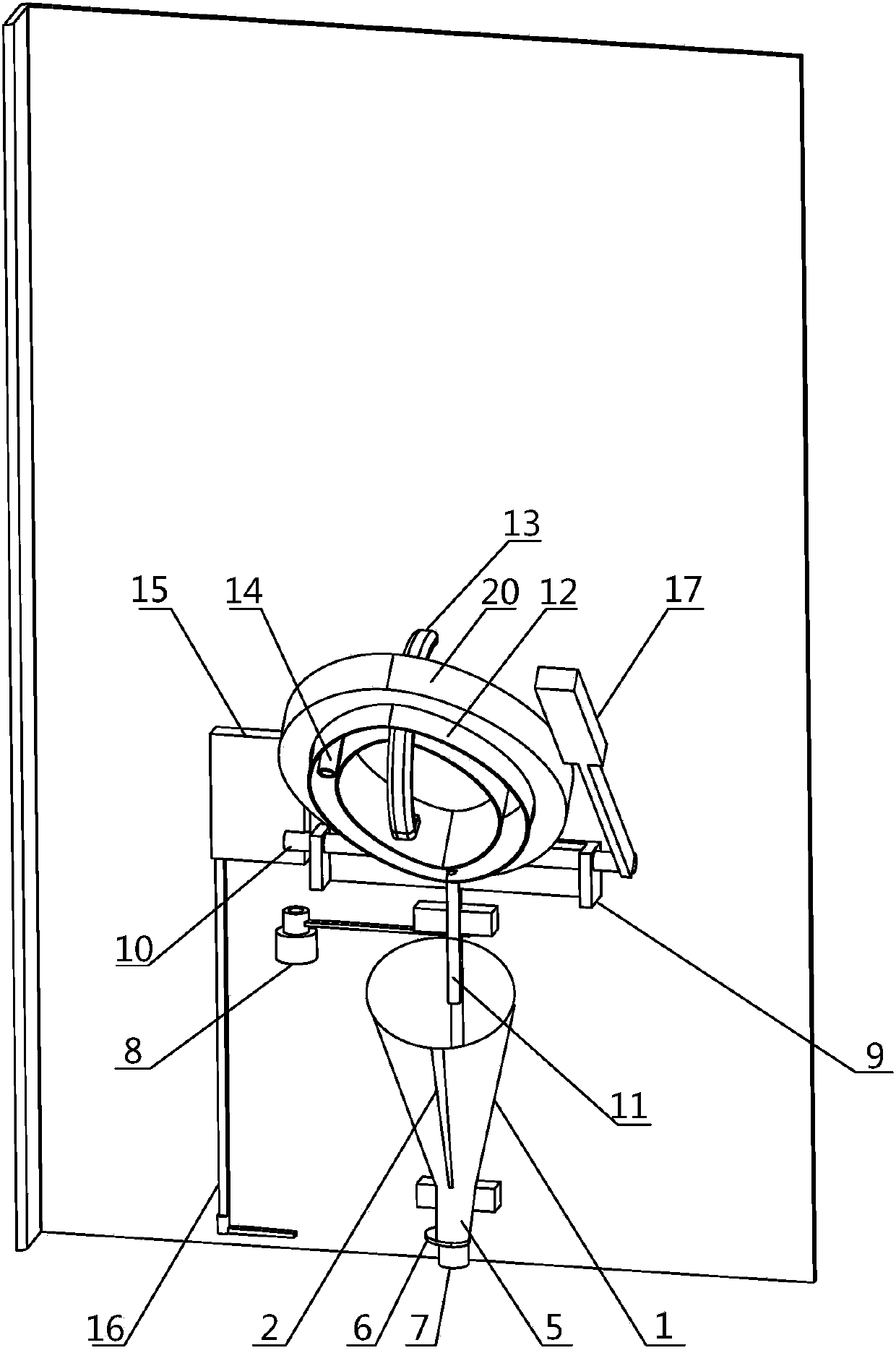 Invisible intelligent mechanical toilet bowl