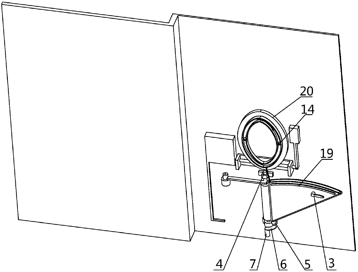 Invisible intelligent mechanical toilet bowl