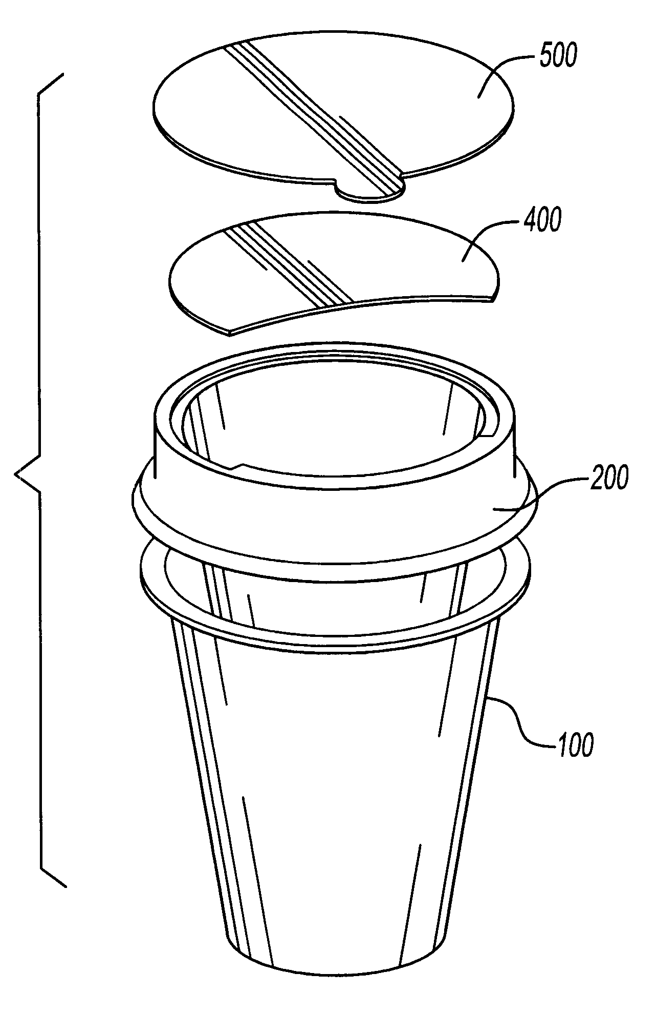 Single handed container for mixing foods