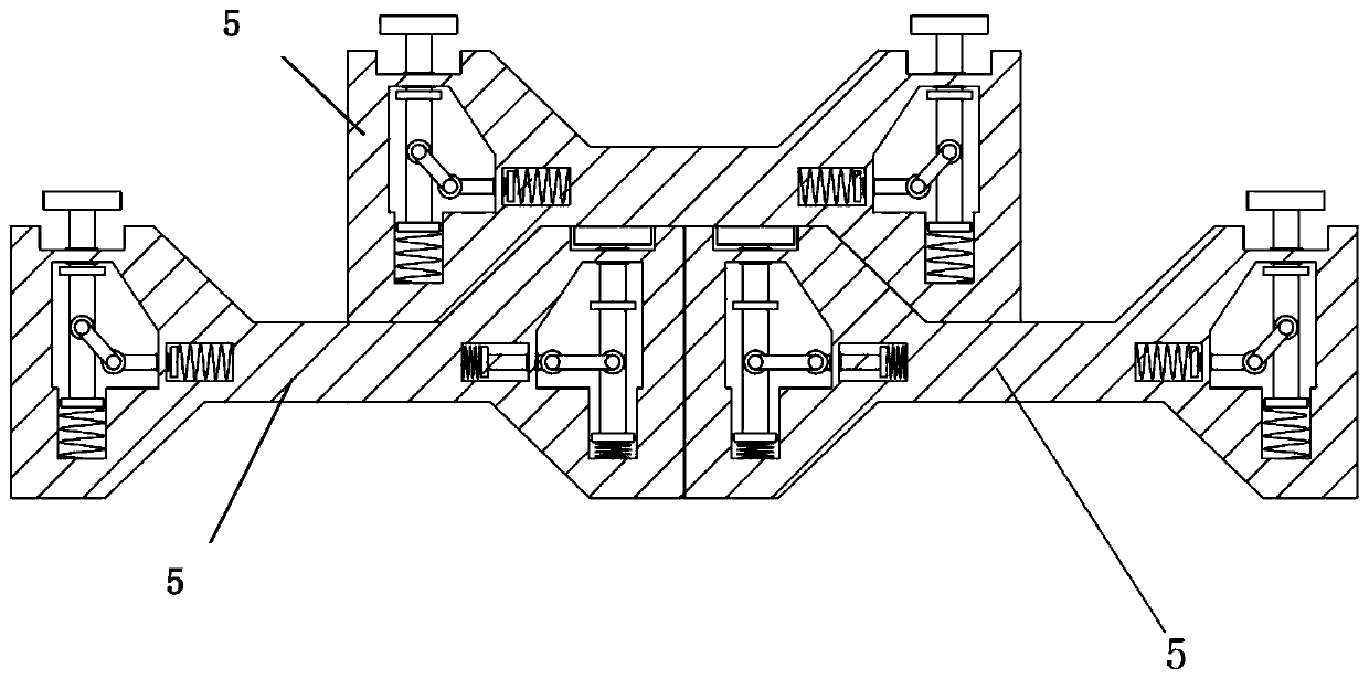 Static test device for engineering pile detection