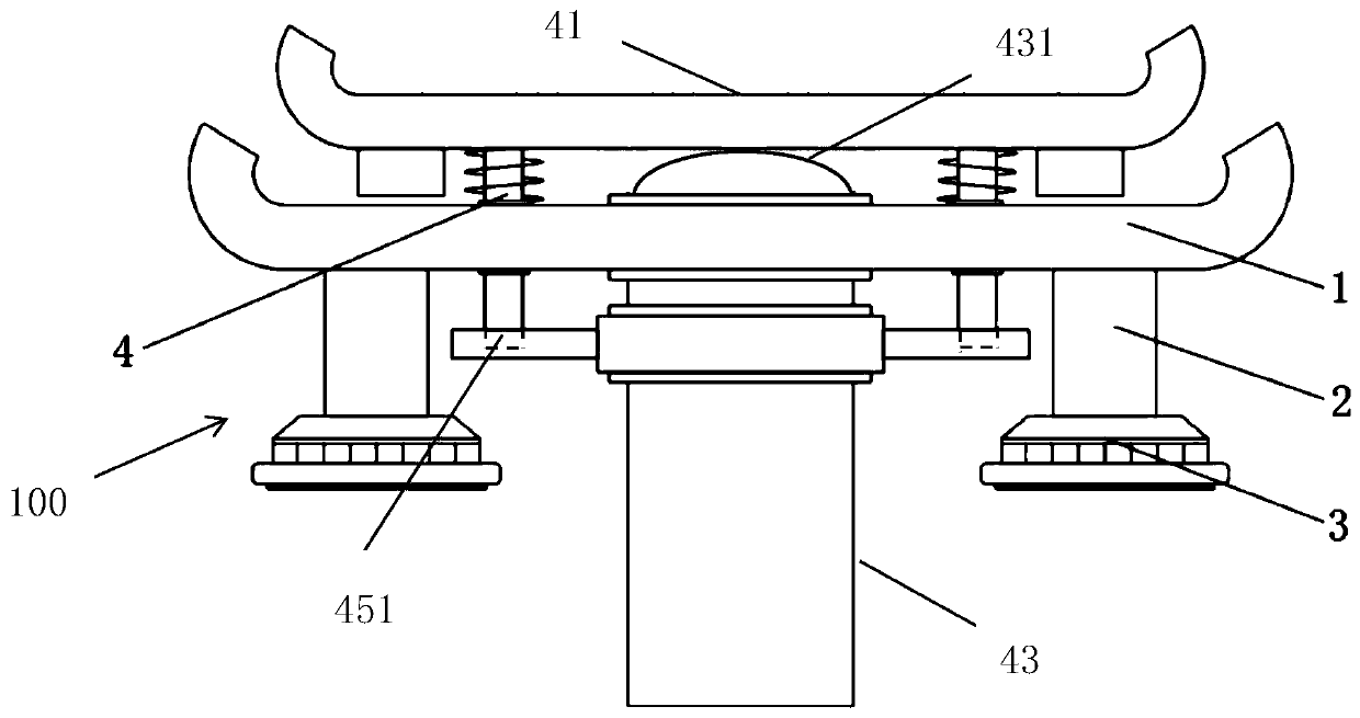 Static test device for engineering pile detection