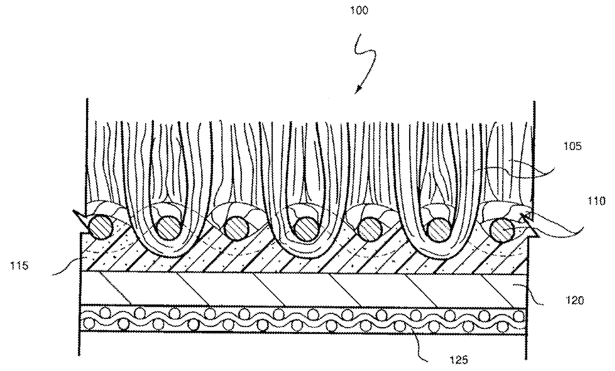 Hot melt carpet tile and process for making same