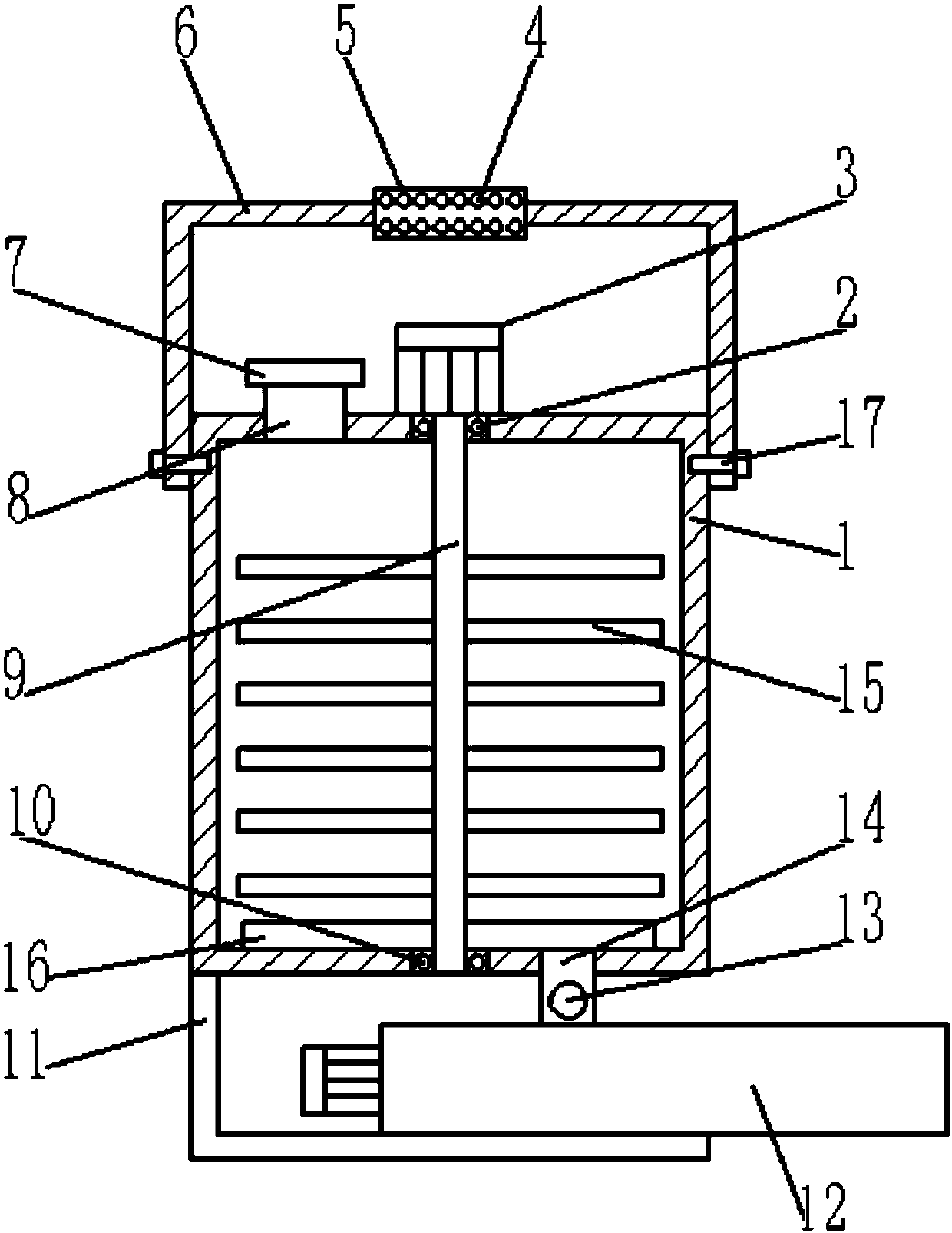 Hand-held mixing stirring preparing feeding apparatus for dry feed