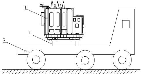 Sliding mounting method for large-sized transformer