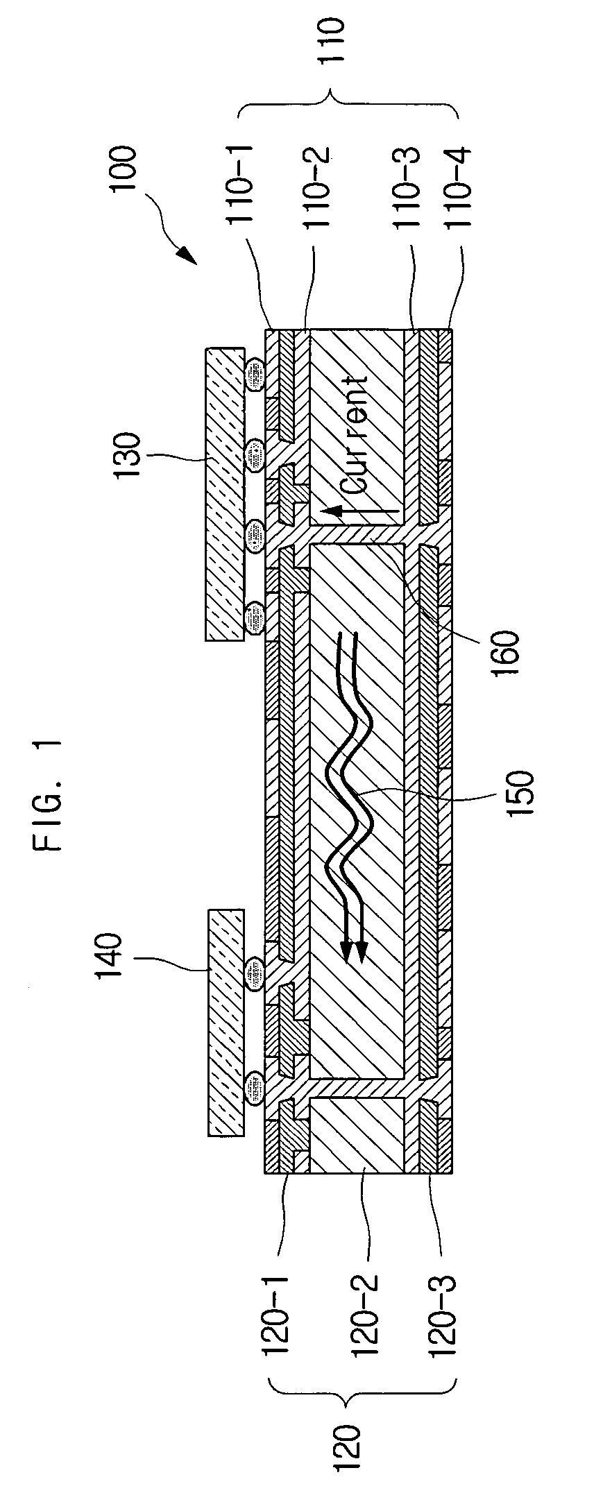 Electromagnetic bandgap structure and printed circuit board