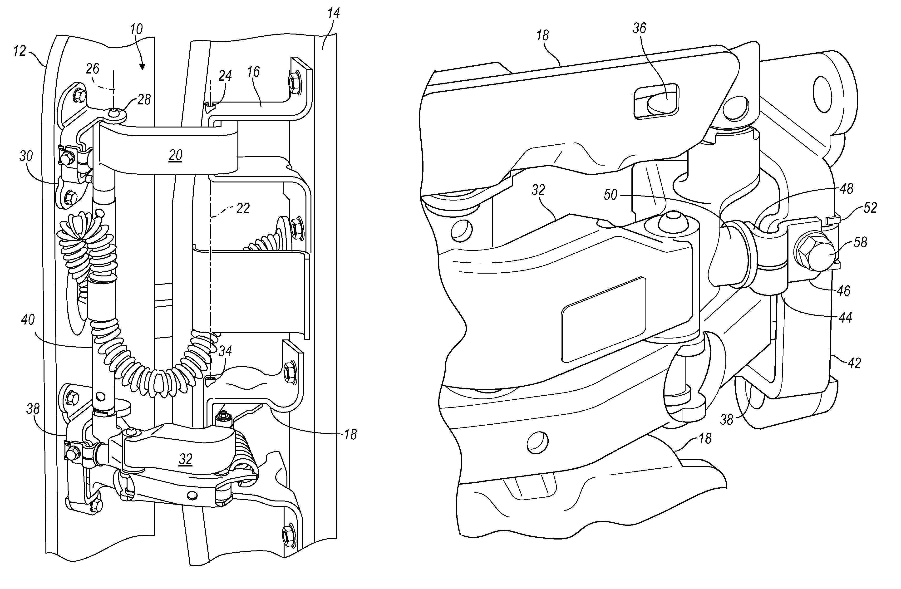 Door hinge assembly