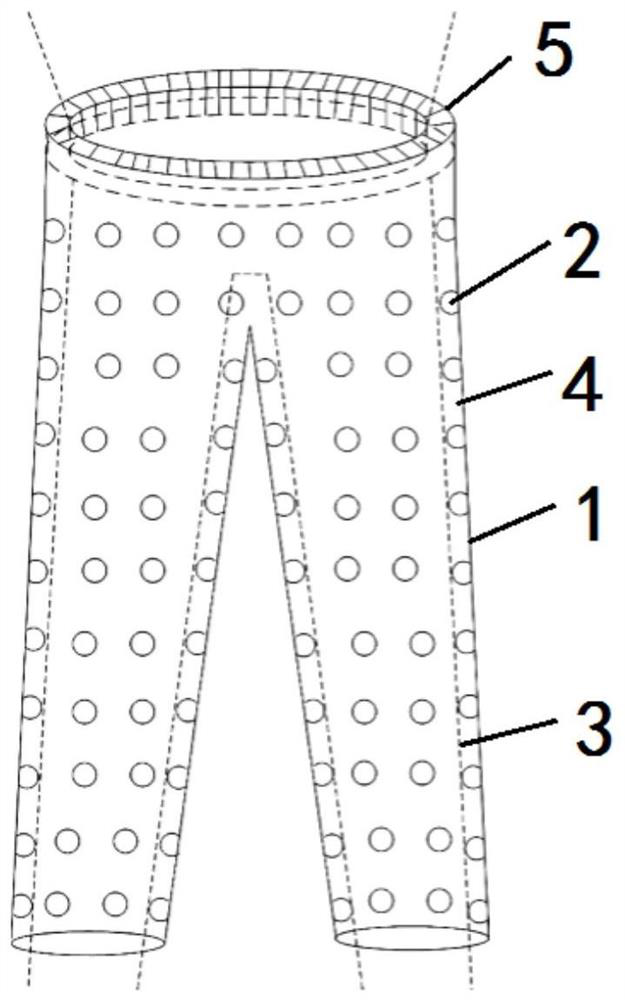 Clothes thermal radiation isolation structure and clothes