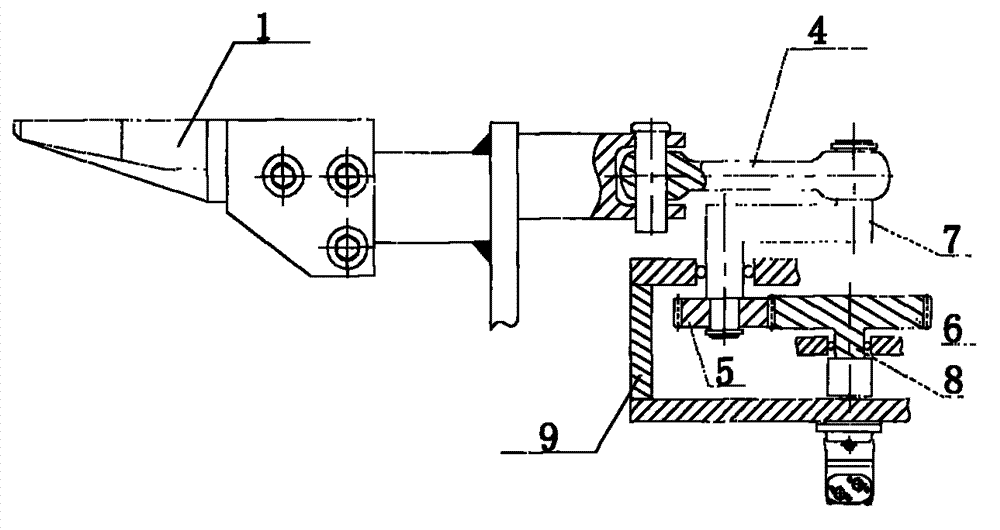 Excavating and shoveling buffer transmission device of blocking coal shovel