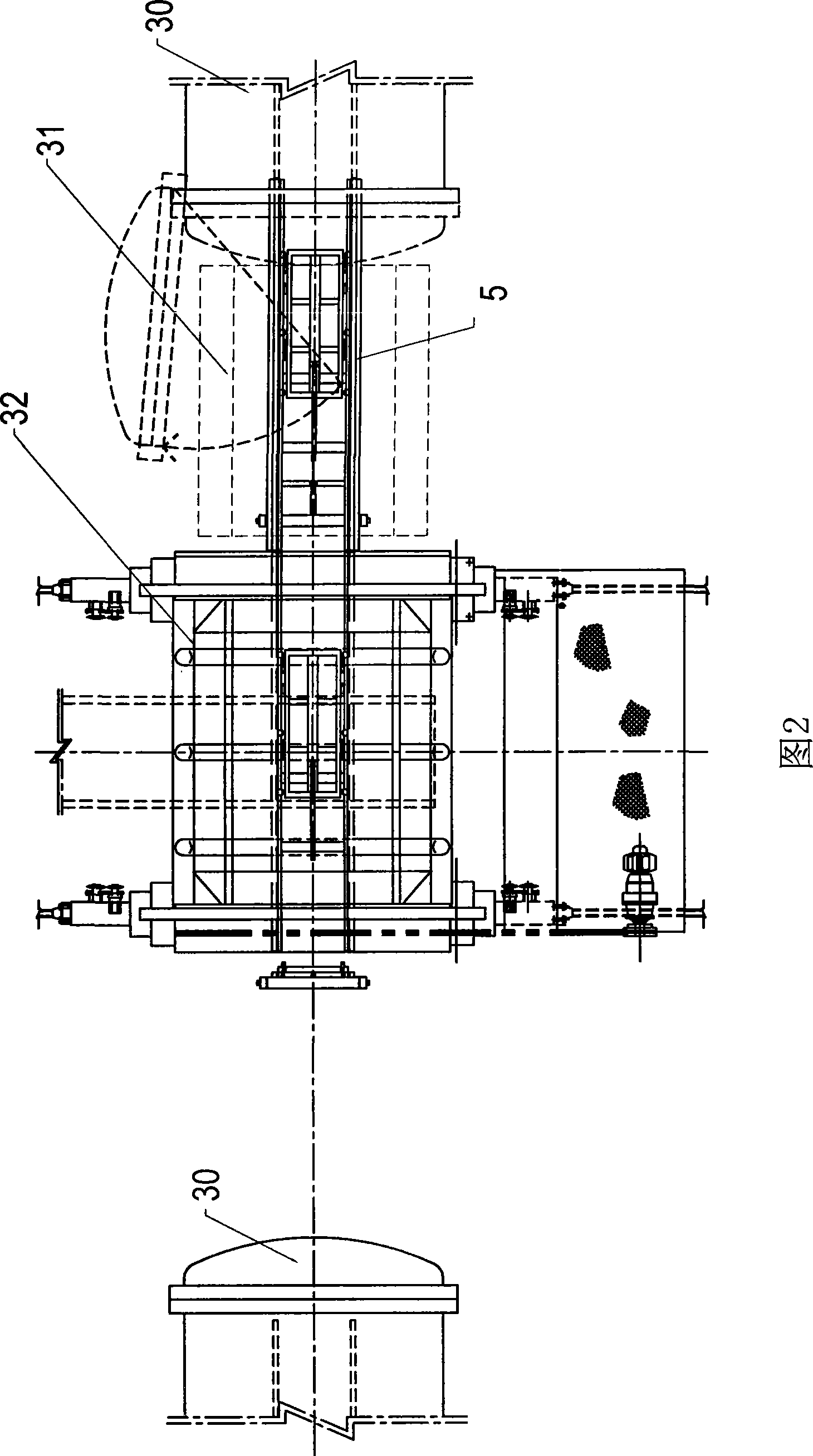 Palm fruit bundle transfer method