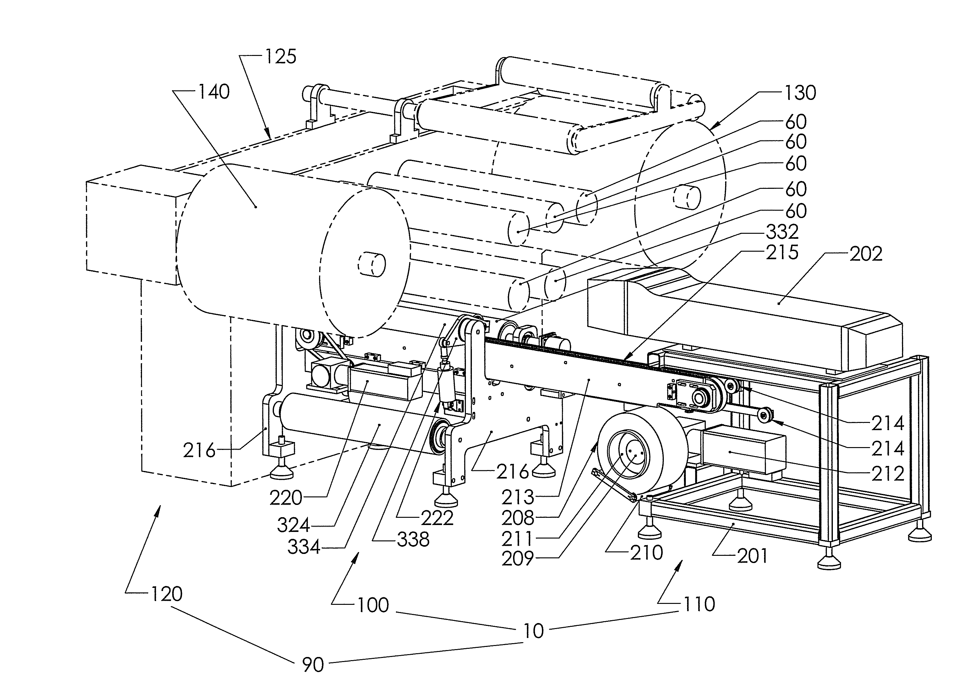 Tear tape applicator for ream wrap and other packaging materials