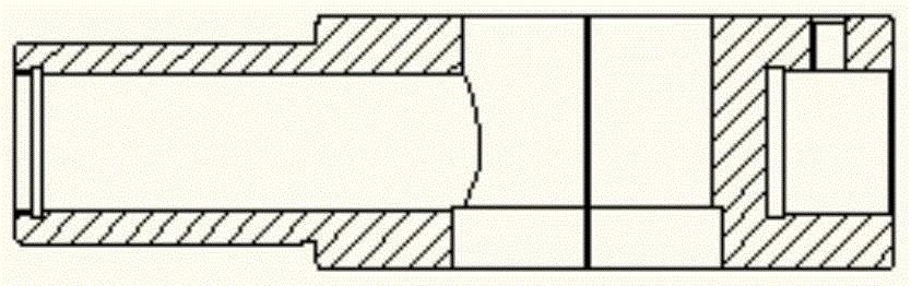 Press riveting device for oil cylinder assembly of steering engine