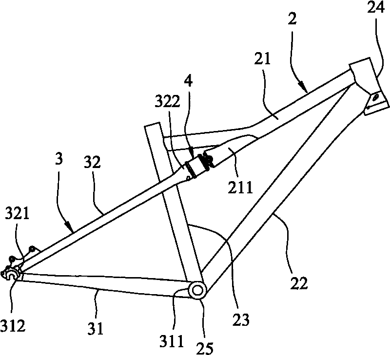 Bicycle with rigidity and shock-proof effect