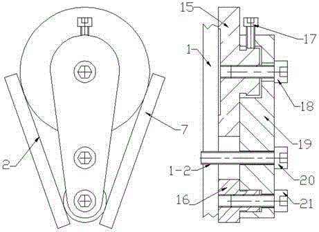 Outer diameter V-shaped measurement method and V-shaped gauge of valve retainer outer diameter