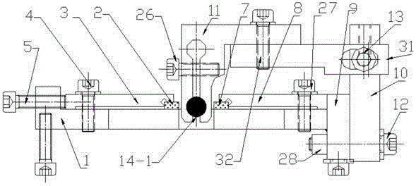 Outer diameter V-shaped measurement method and V-shaped gauge of valve retainer outer diameter