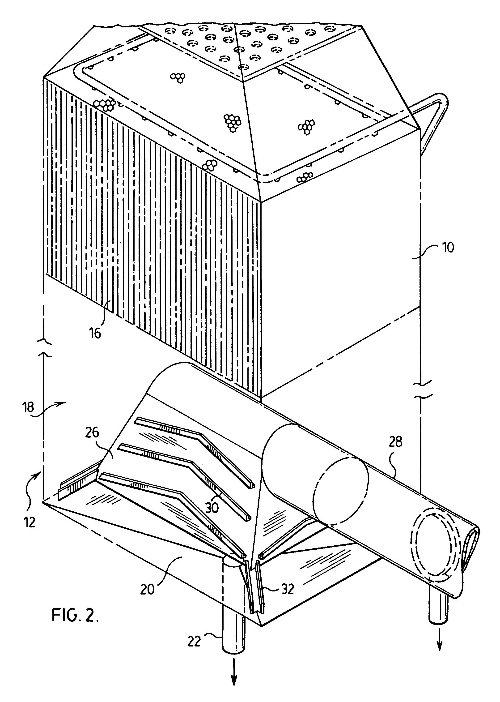 Mist elimination hood