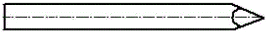 Center hole benchmark correcting method reducing cutting torque