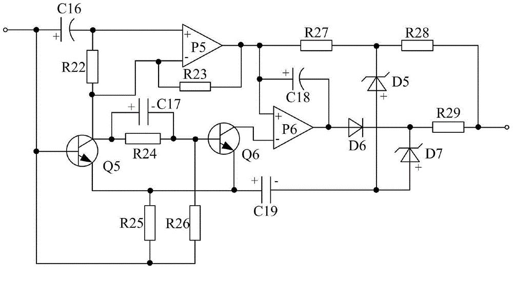 Double-filtering amplification-type hybrid grid drive system