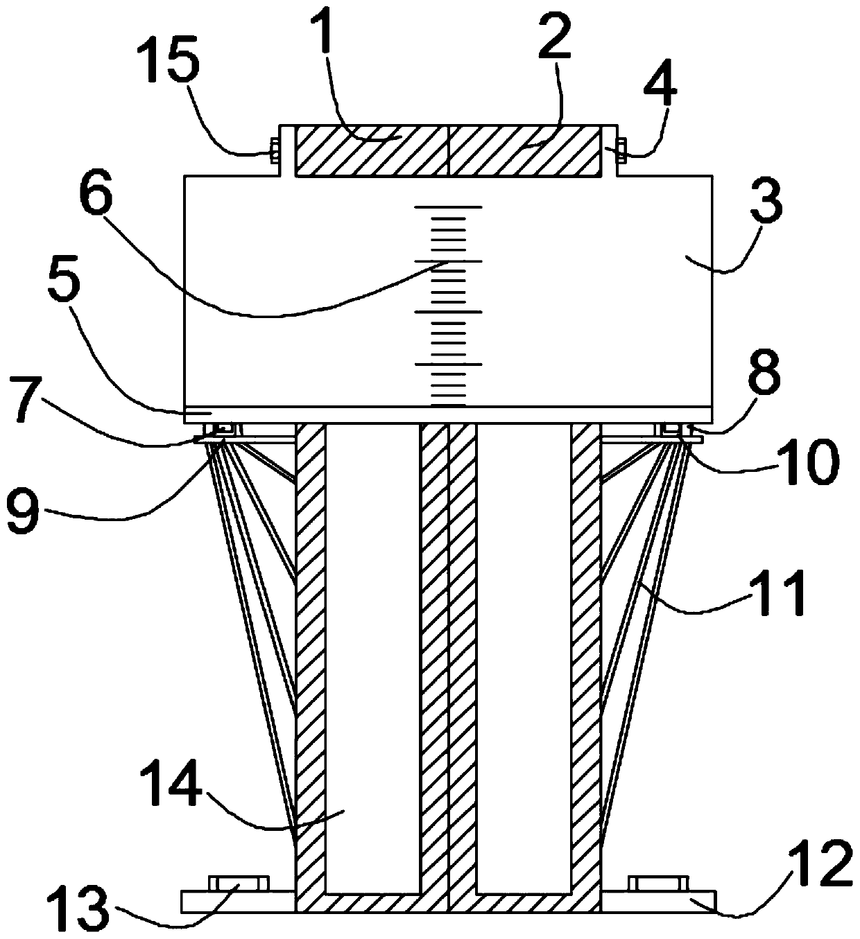 Insect attracting and killing device for pomegranate planting