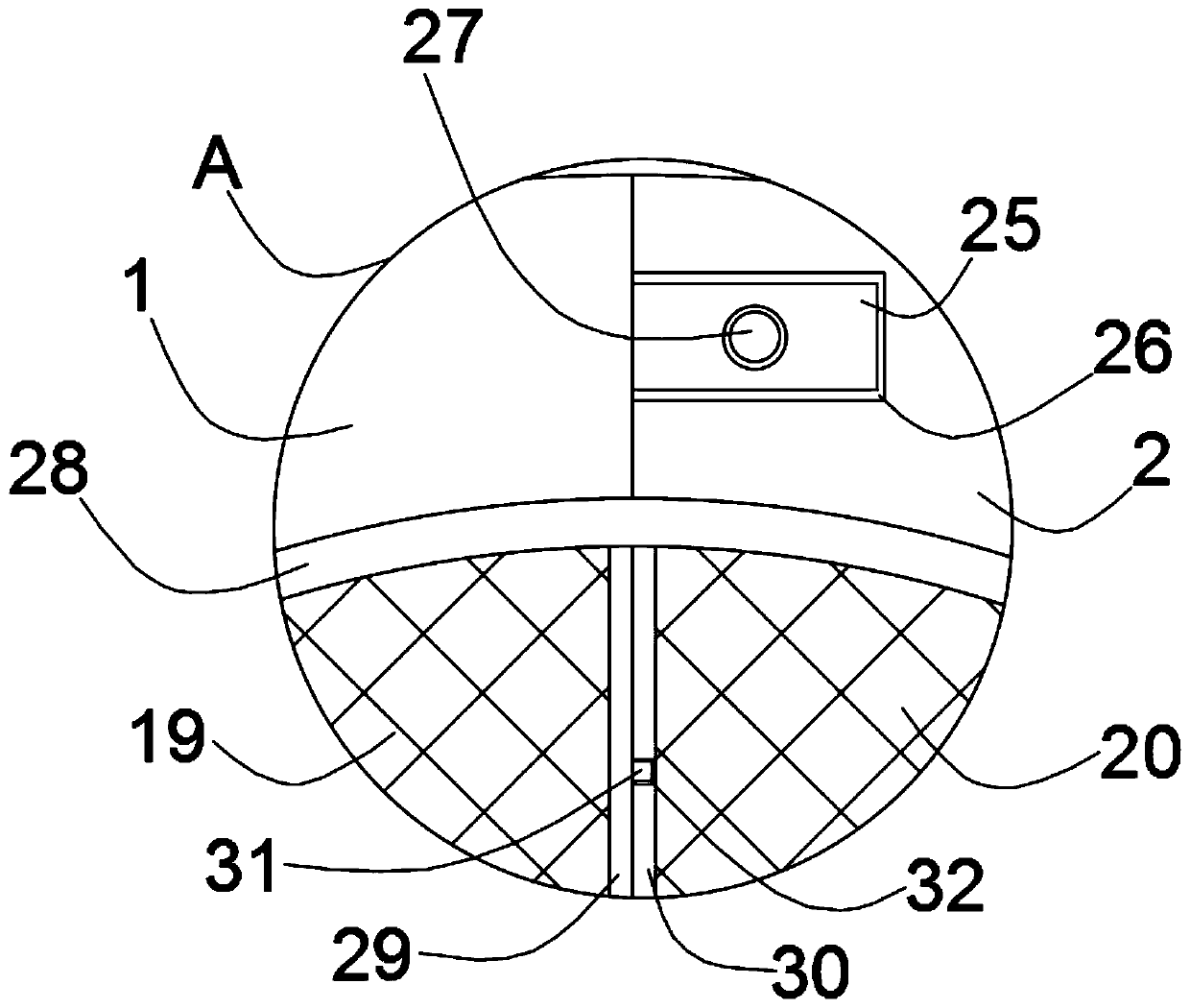 Insect attracting and killing device for pomegranate planting