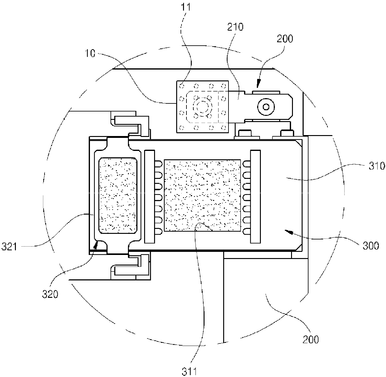 Flip-chip bonding device and bonding method thereof