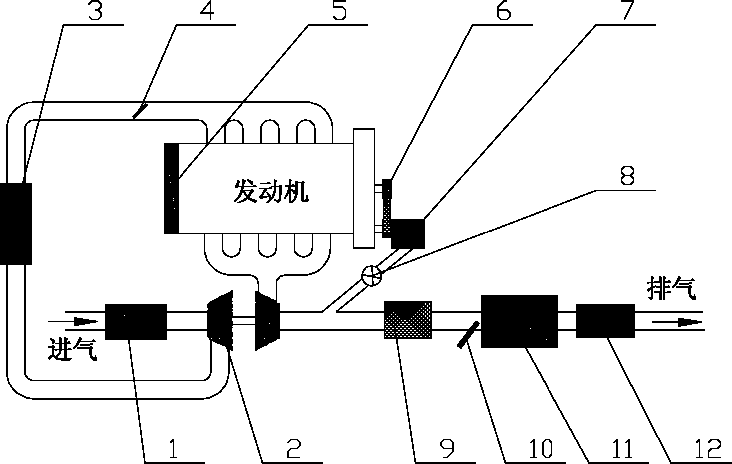 Method and device for achieving low emission of heavy-duty diesel engine through controlling exhaust temperature