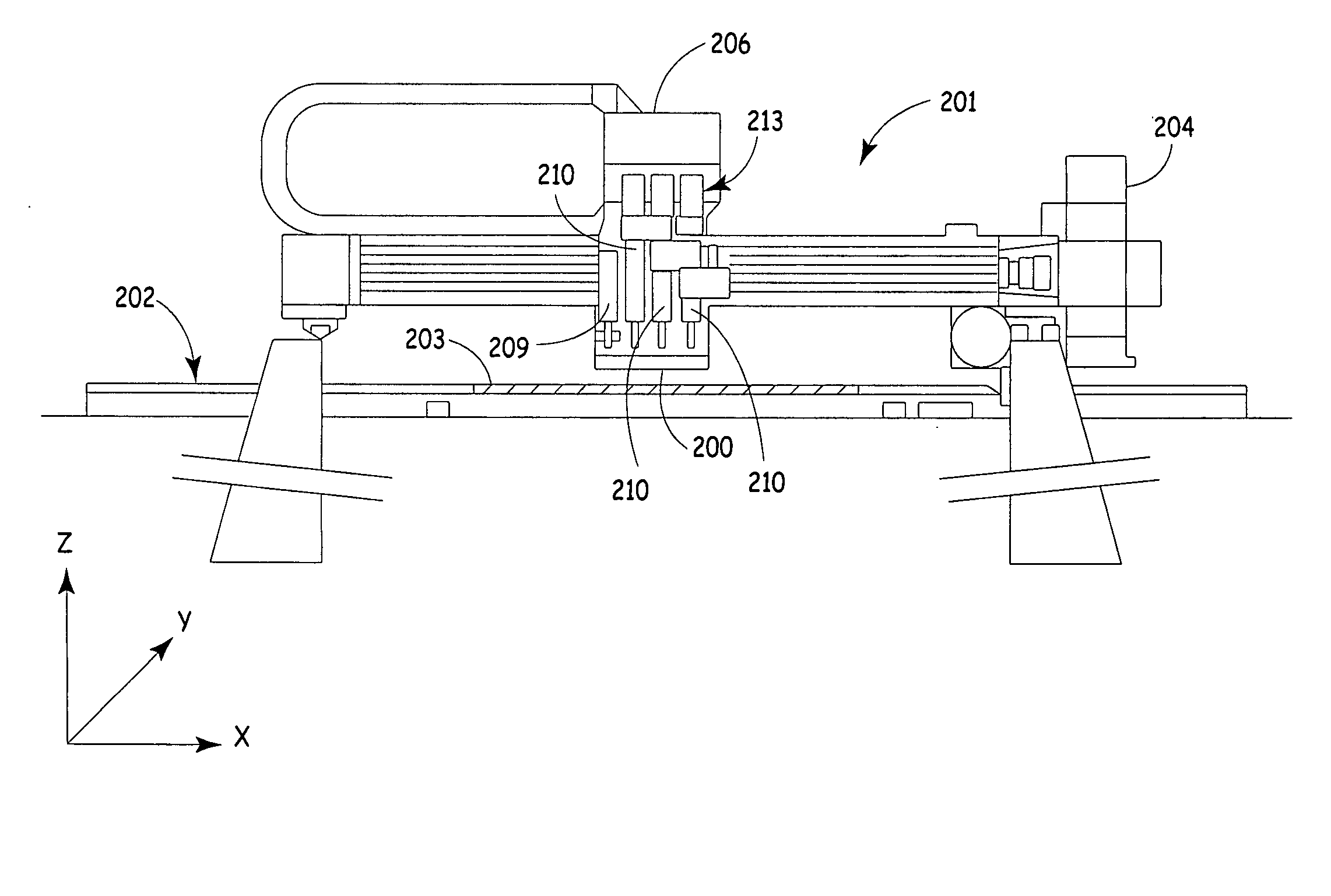 Pick and place machine with improved setup and operation procedure