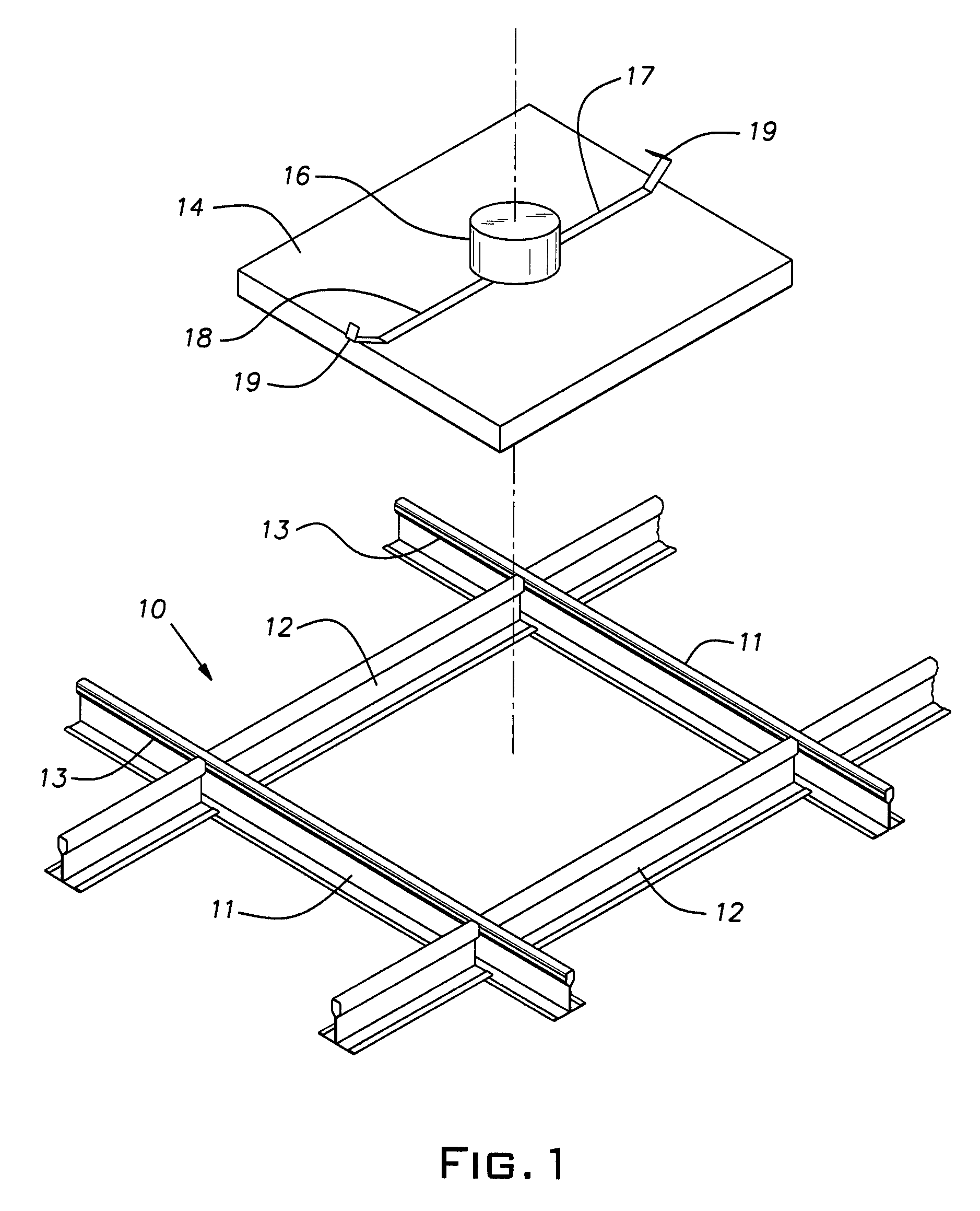 Specialty ceiling structure and functional ceiling grid