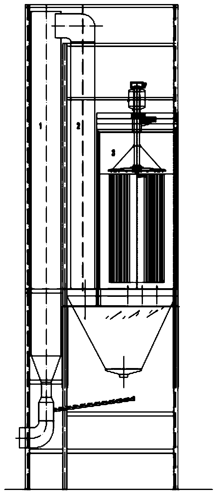 Two-stage circulating fluidized bed desulfurization system and desulfurization process thereof