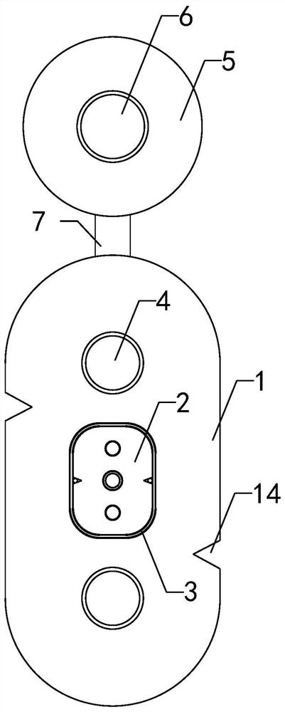 Reinforced rat-proof threaded steel tube bow-type drop cable