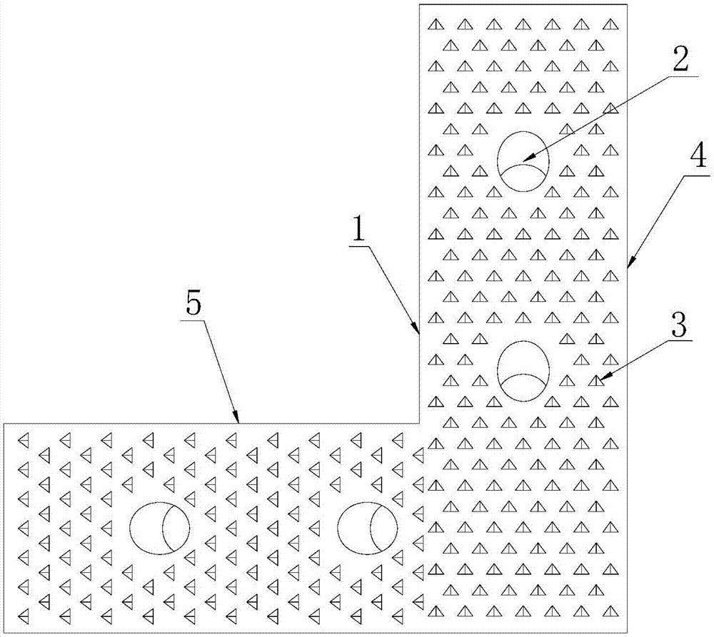 Shrinkage-preventing connector for integrated decoration plates