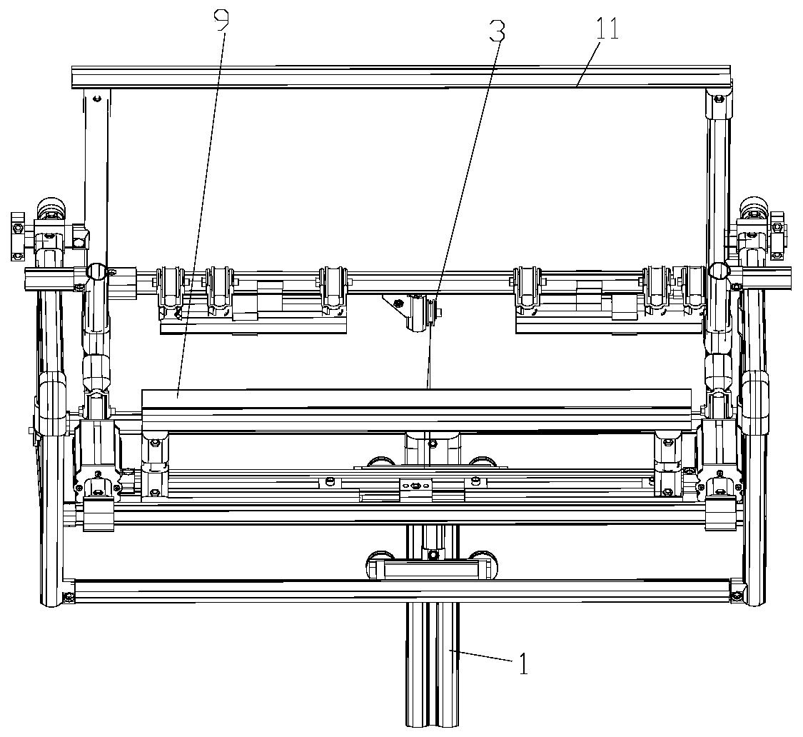 Material receiving buffer mechanism