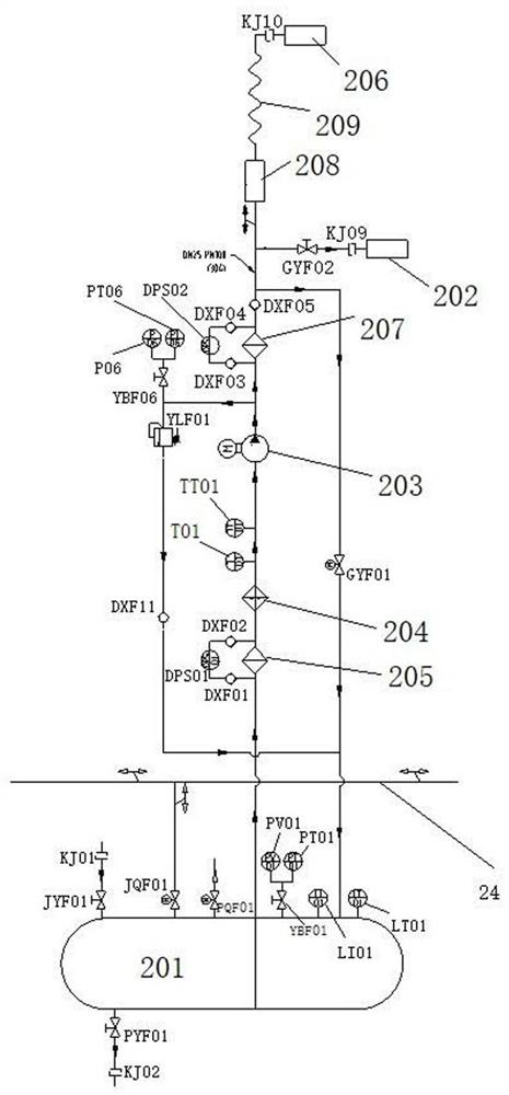 Filling system for fuel tank of aircraft