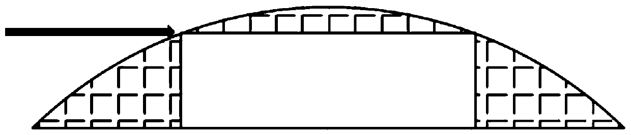 Cutting method of side leather material