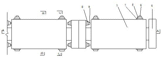 Cylinder assembled steel lead damper