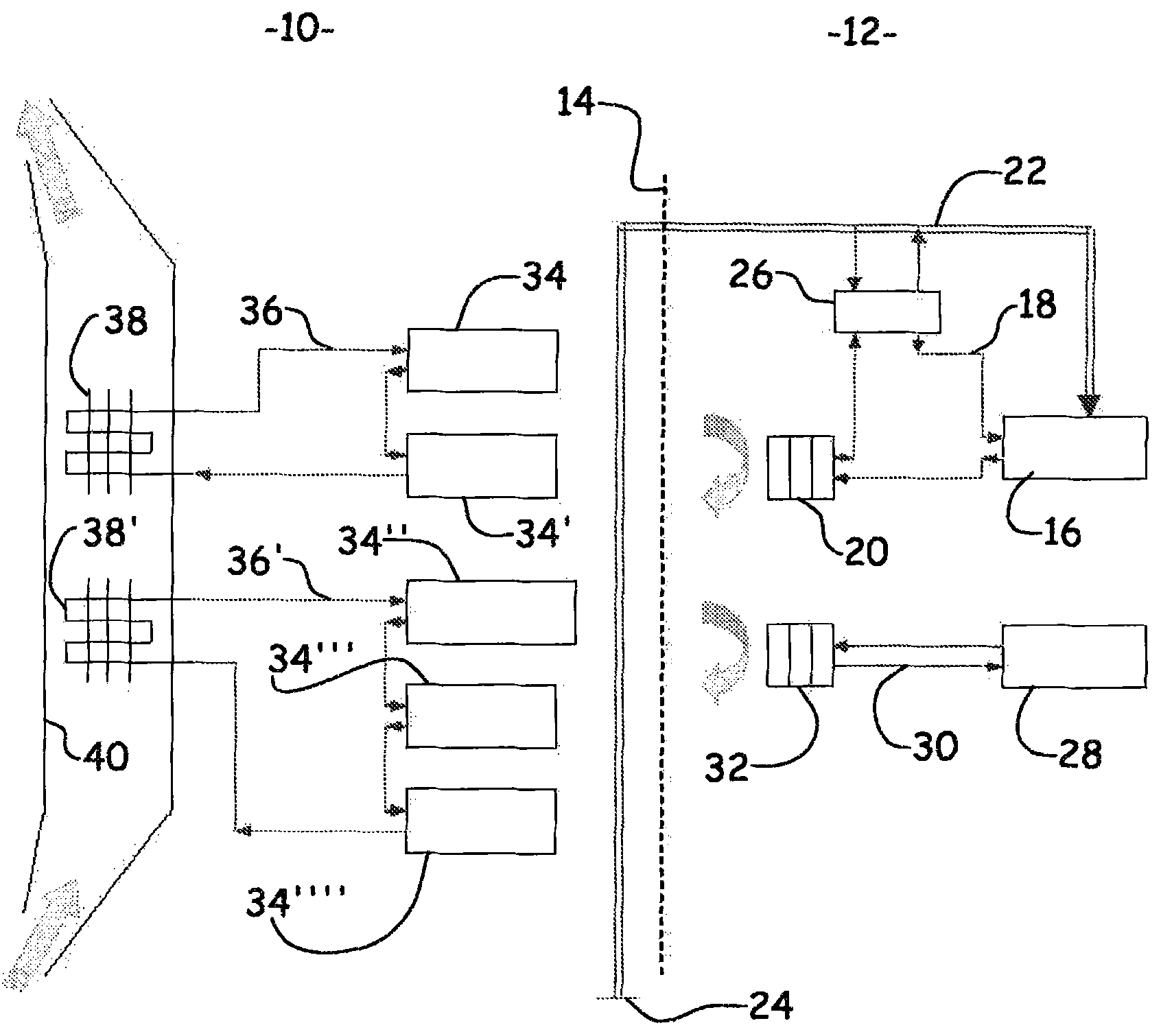 Method for controlling thermal effluents generated by an aircraft and cooling device for an aircraft implementing said method