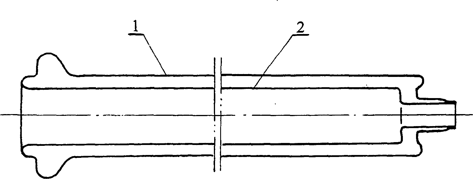 Full-glass vacuum solar heat collection tube and manufacturing technology thereof