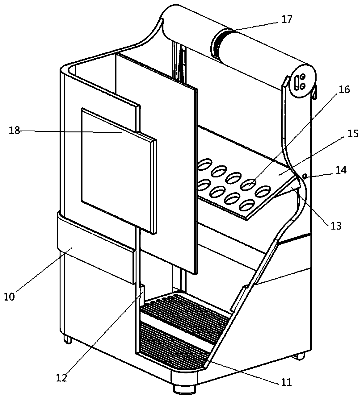 Chopstick container with functions of sterilization and insect expelling